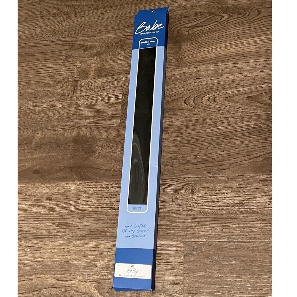 𝅺BABE Extensions Machine Weft Betty (#1, Black)